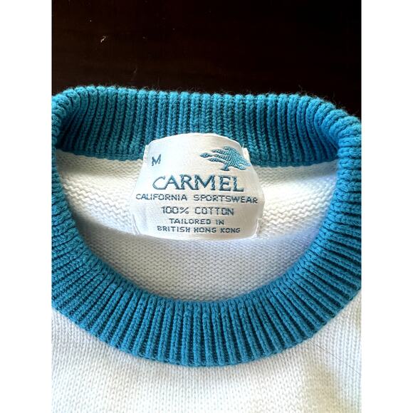 Carmel Vintage Golf sweater - made in British Hong Kong NWOT - Picture 2 of 8